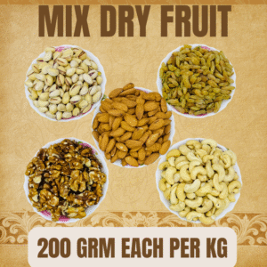 Mix Dry Fruits 1kg 5 Items  In One Pack