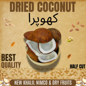 Coconut Khopra 1Kg – Natural dried coconut by Khalil Nimco and Dry Fruits Quetta