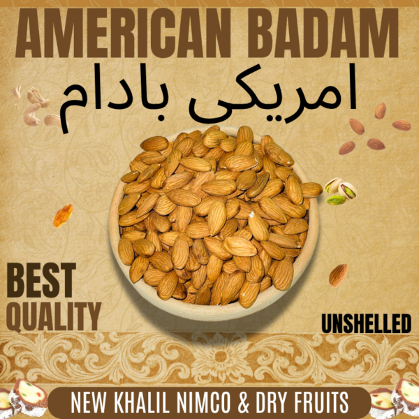 American Badaam Almond Without Shell